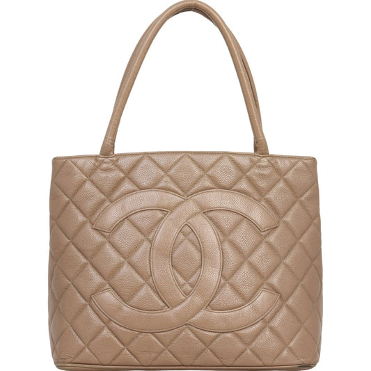 Chanel Medallion Tote Caviar Tote Bag
