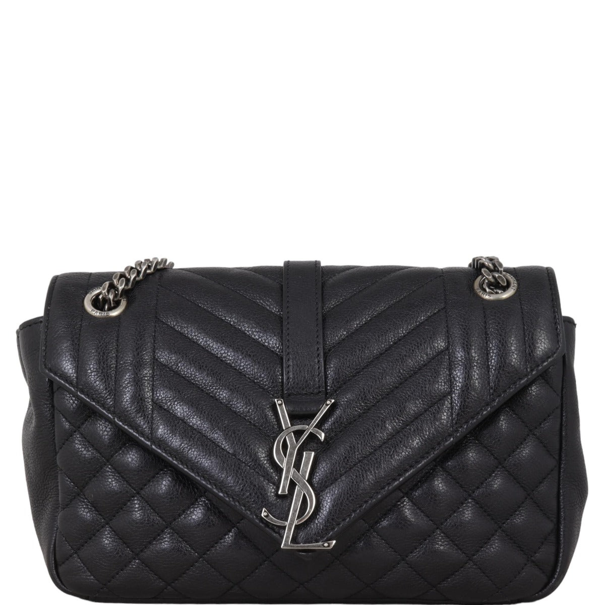 YSL Saint Laurent Classic Tri Quilt Soft Envelope Travel Bag Medium