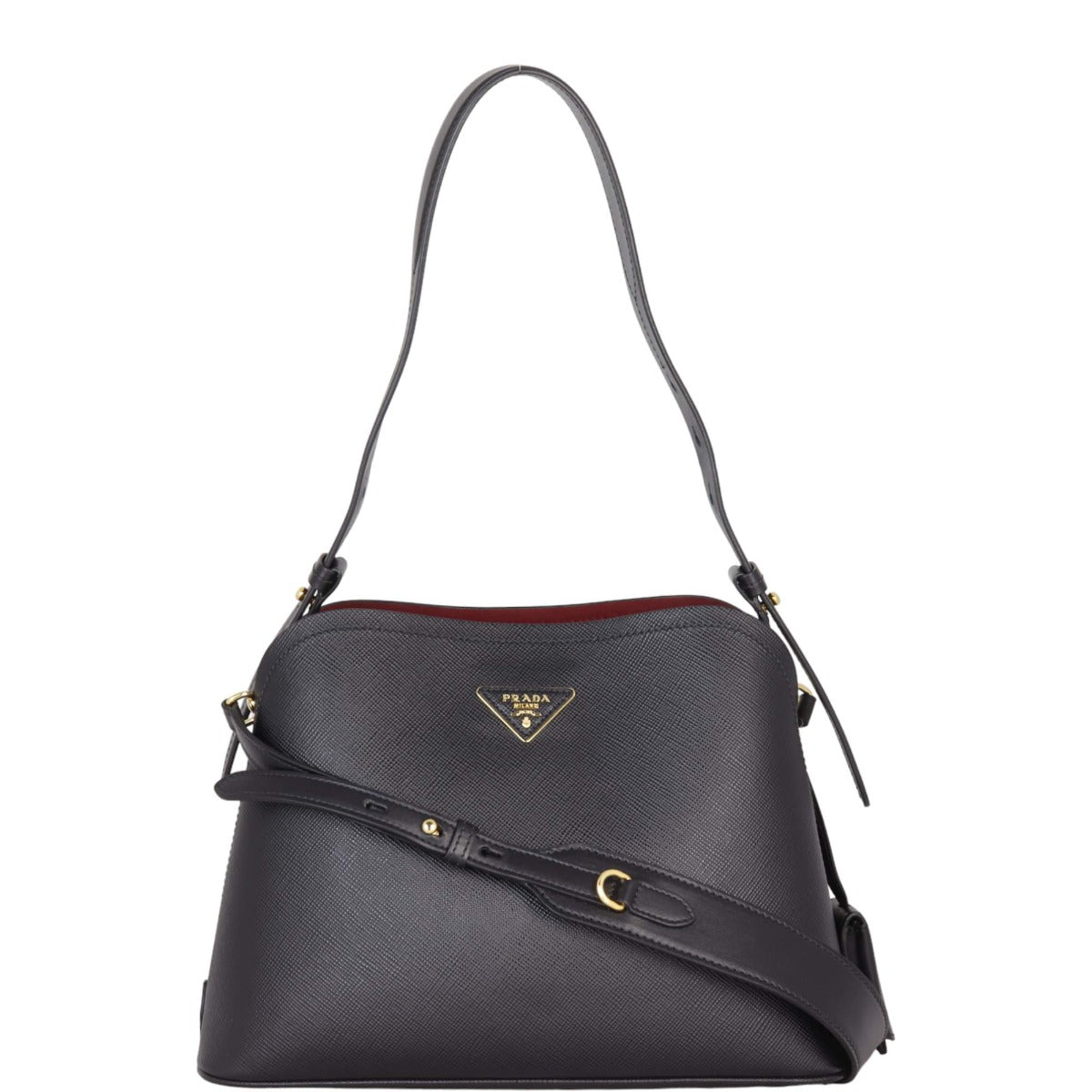Prada Saffiano Cuir Matinee Bag Small Travel Bag