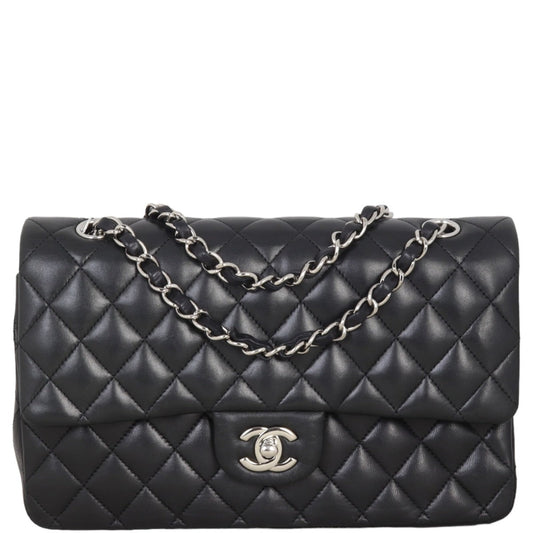 Chanel Classic Double Handbag Black Medium Flap Medium03072024