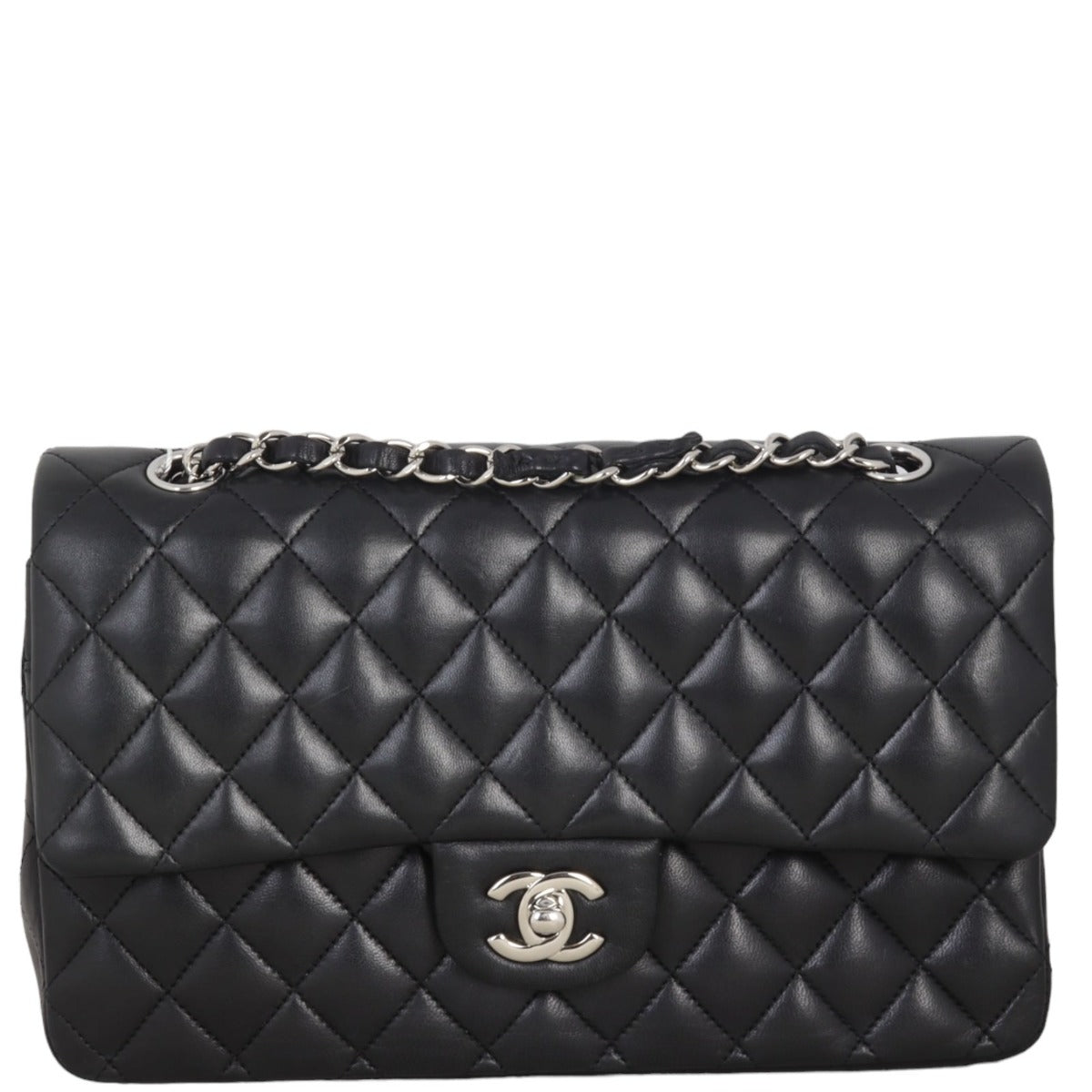 Chanel Classic Double Handbag Black Medium Flap Medium03072024