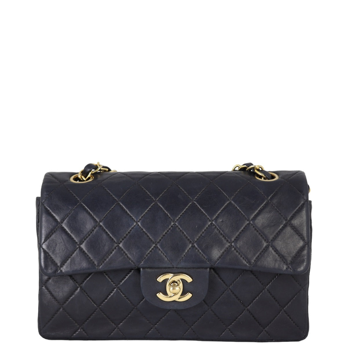 Chanel Classic Double GTH Handbag Black Small