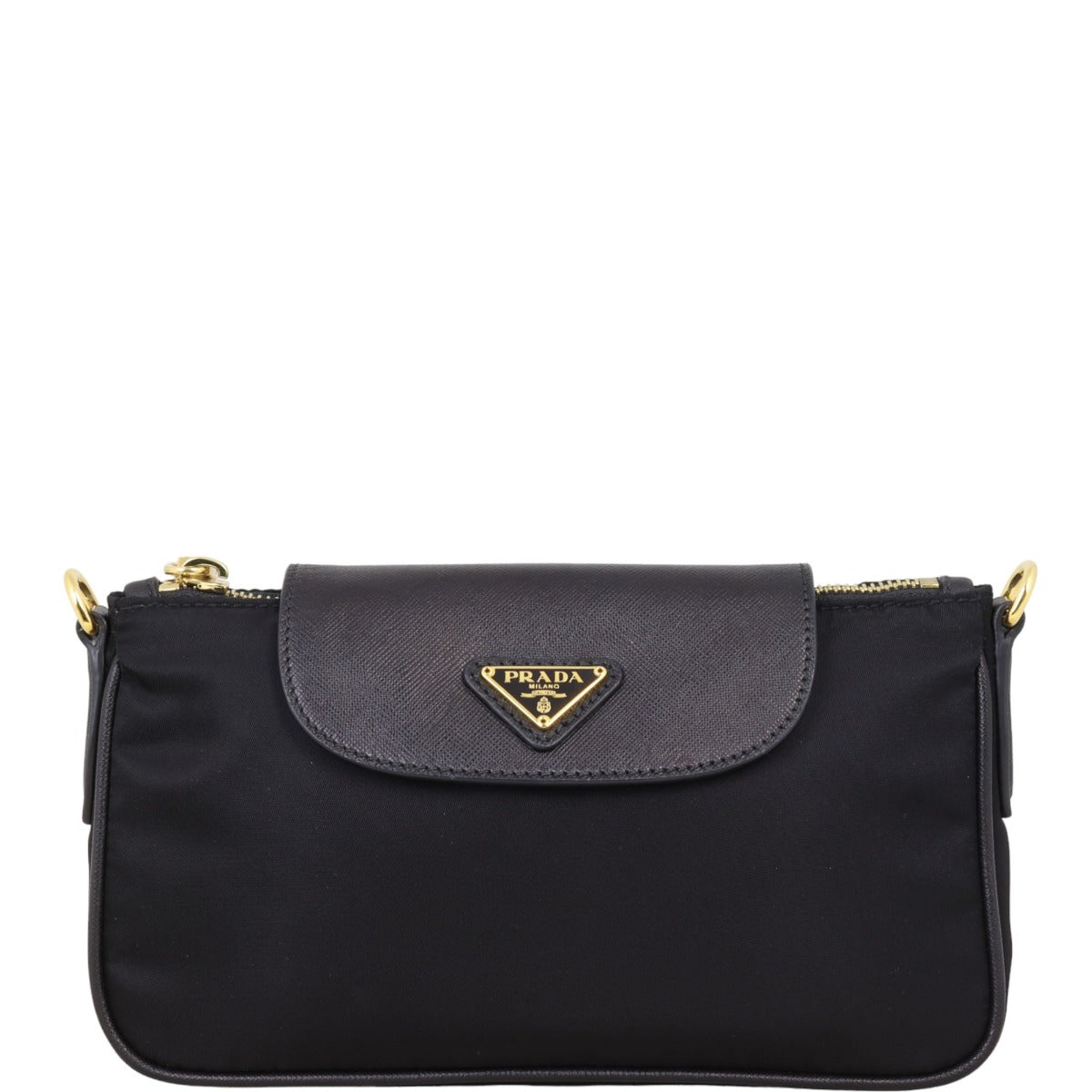 Prada Tessuto Saffiano Crossbody Handbag Crossbody Bag
