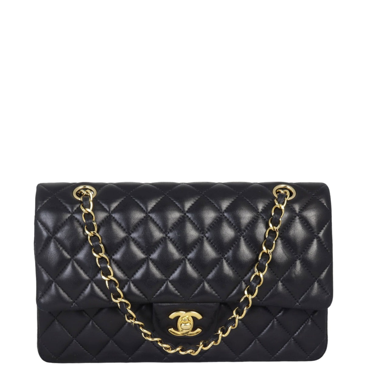 Chanel Classic Double Lambskin 19 Series Handbag Medium Flap