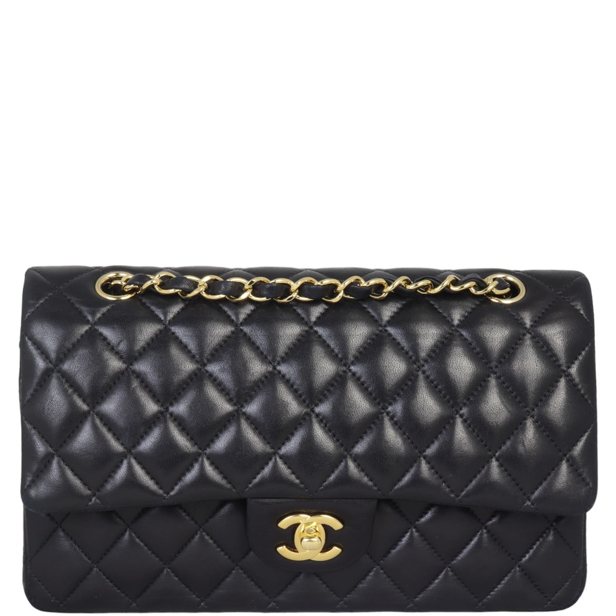 Chanel Classic Double Lambskin 19 Series Handbag Medium Flap