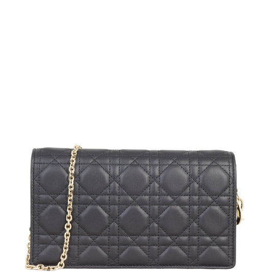 Dior Lady Cannage Pouch Handbag Travel Bag