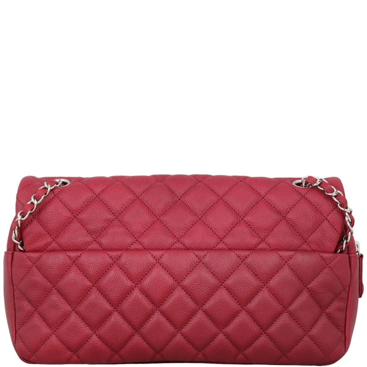Chanel Easy Bag Jumbo Red Flap Handbag