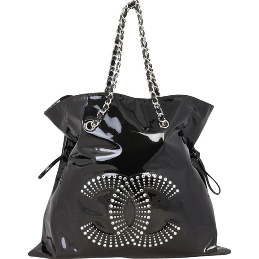 Chanel Patent Bon Bon Tote Embellished Tote Bag