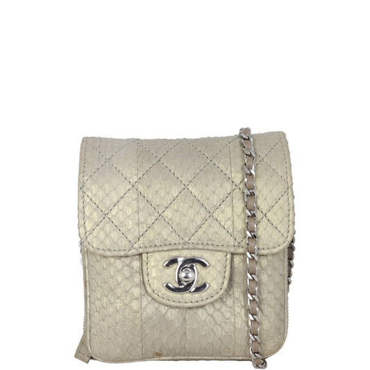Chanel Python Bag Extra Diamond Gold Mini Mini Bag
