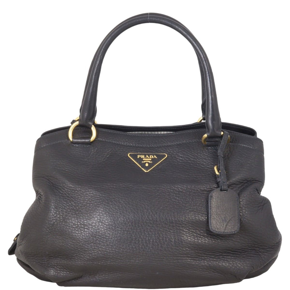 Prada Vitello Cervo Shopping Tote Handbag Tote Bag