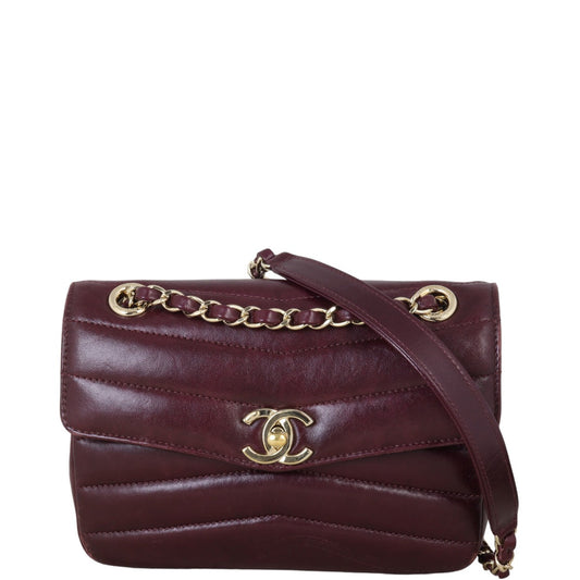 Chanel Chevron Miroir Bag Small Flap Shoulder Bag
