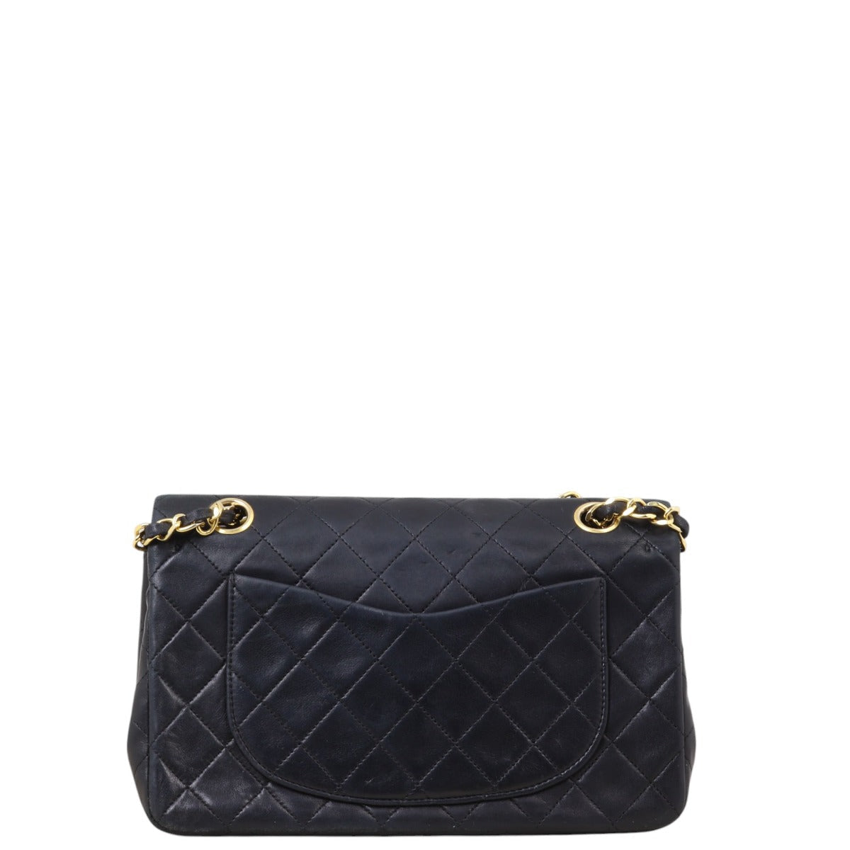 Chanel Classic Double Flap Handbag Quilted Black Crossbody Bag Small 18022025