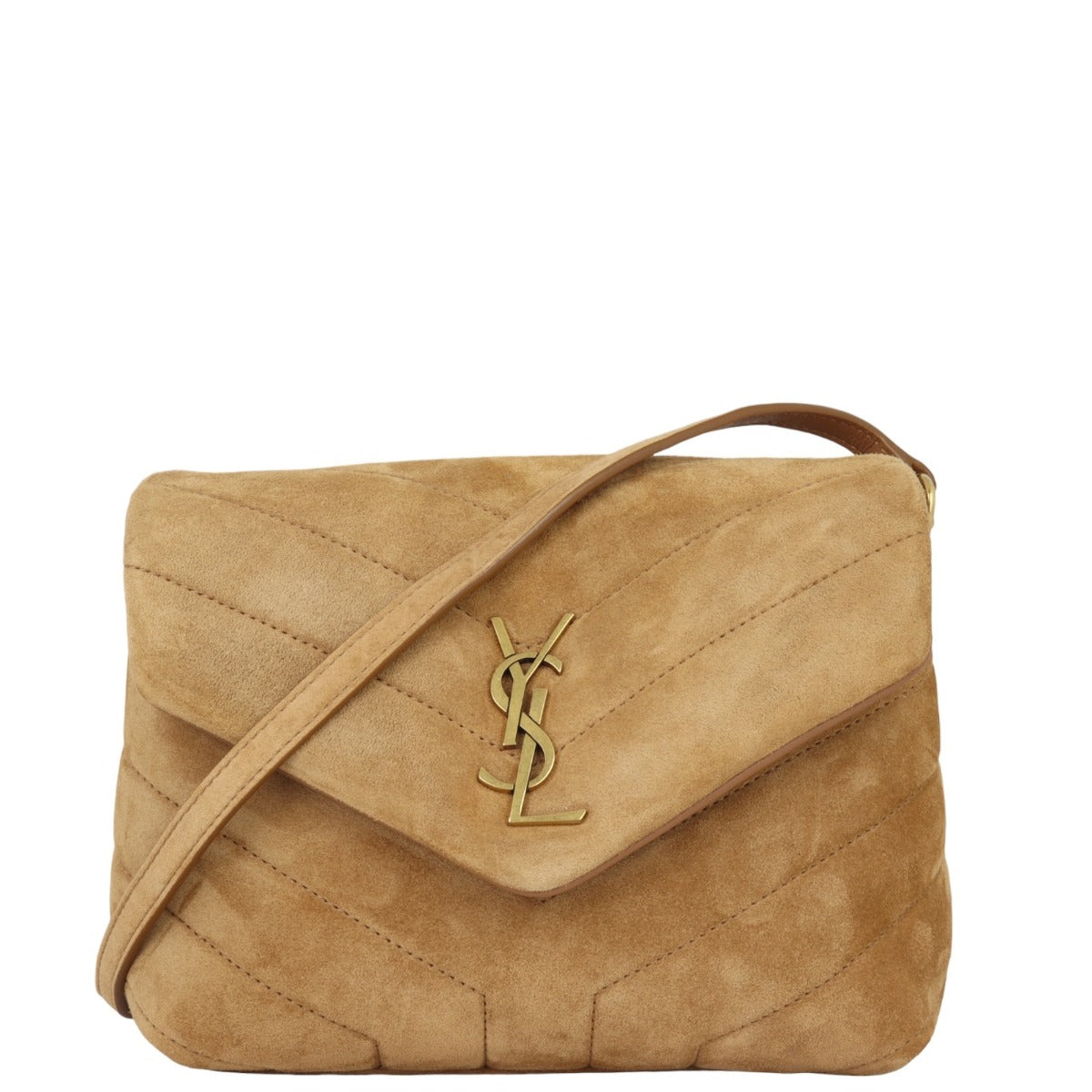 YSL Saint Laurent Toy Loulou Crossbody Bag Suede