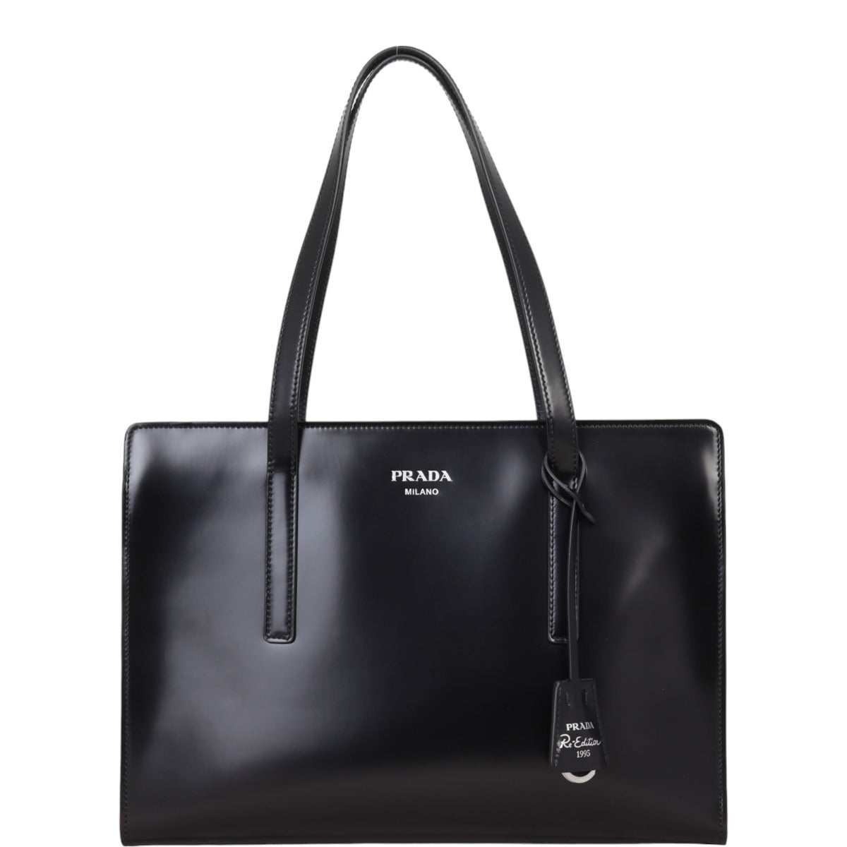 Prada Re Edition Tote Brushed Handbag Leather Tote Bag