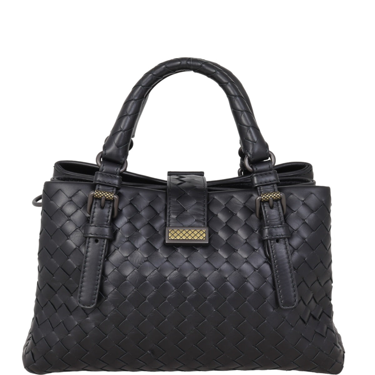 Bottega Veneta Intrecciato Roma Shoulder Bag Mini