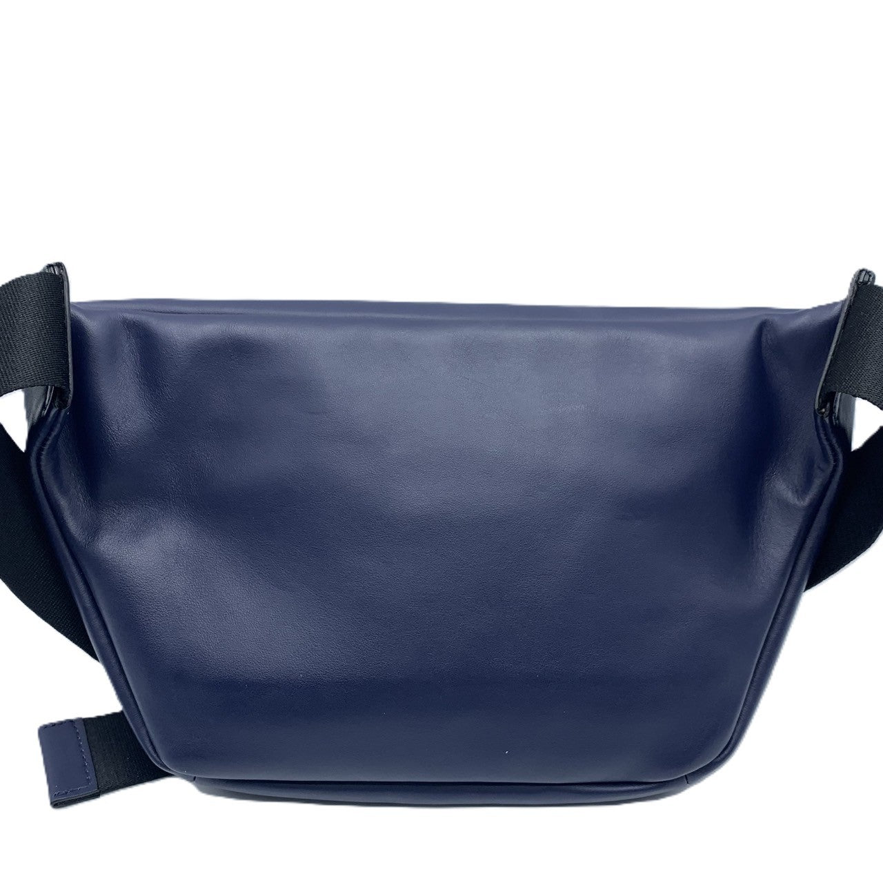 Fendi Bugs Eye Waist Bag Leather Navy Travel Bag