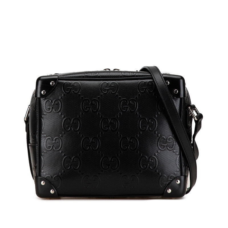 Gucci Embossed Shoulder Bag Leather