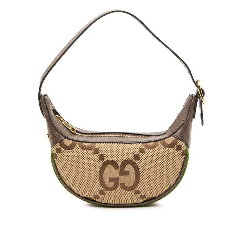 Gucci Ophidia Jumbo Shoulder Bag Leather Canvas