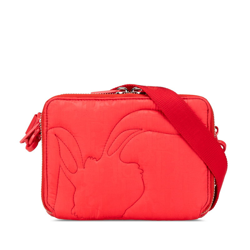 Dior Erl Mirage Trotter Shoulder Bag Limited Leather Nylon