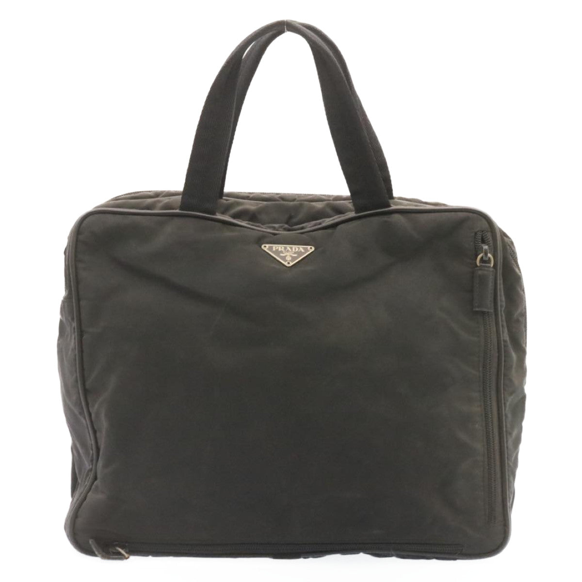 Prada Hand Bag Nylon Black Travel Bag Nylon Black Ai598