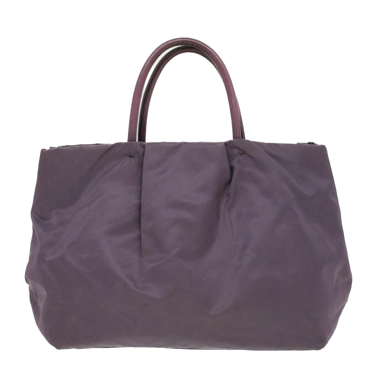 Prada Hand Bag Nylon Purple Travel Bag Nylon Purple Jk3011