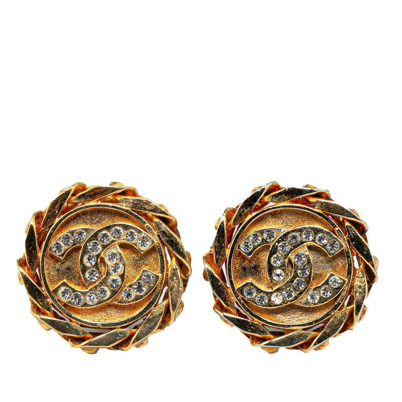 Chanel Coco Mark Pinwheel Earrings Jewelry