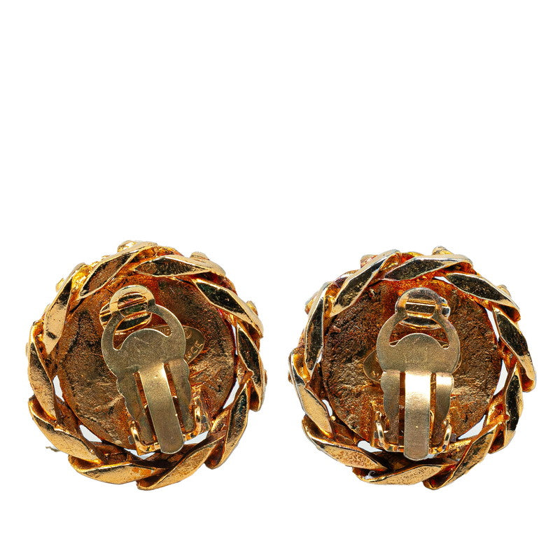 Chanel Coco Mark Pinwheel Earrings Jewelry