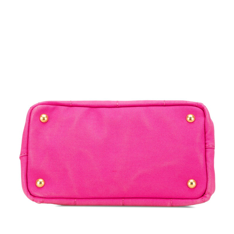 Prada Canapa Triangle 2Way Bag Canvas Logo Travel Bag