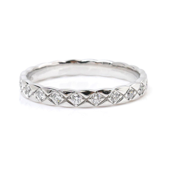 Chanel White Gold Diamond Coco Crush Eternity Ring