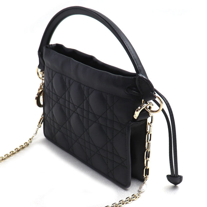 Dior Lady Milley 2Way Shoulder Bag Lambskin