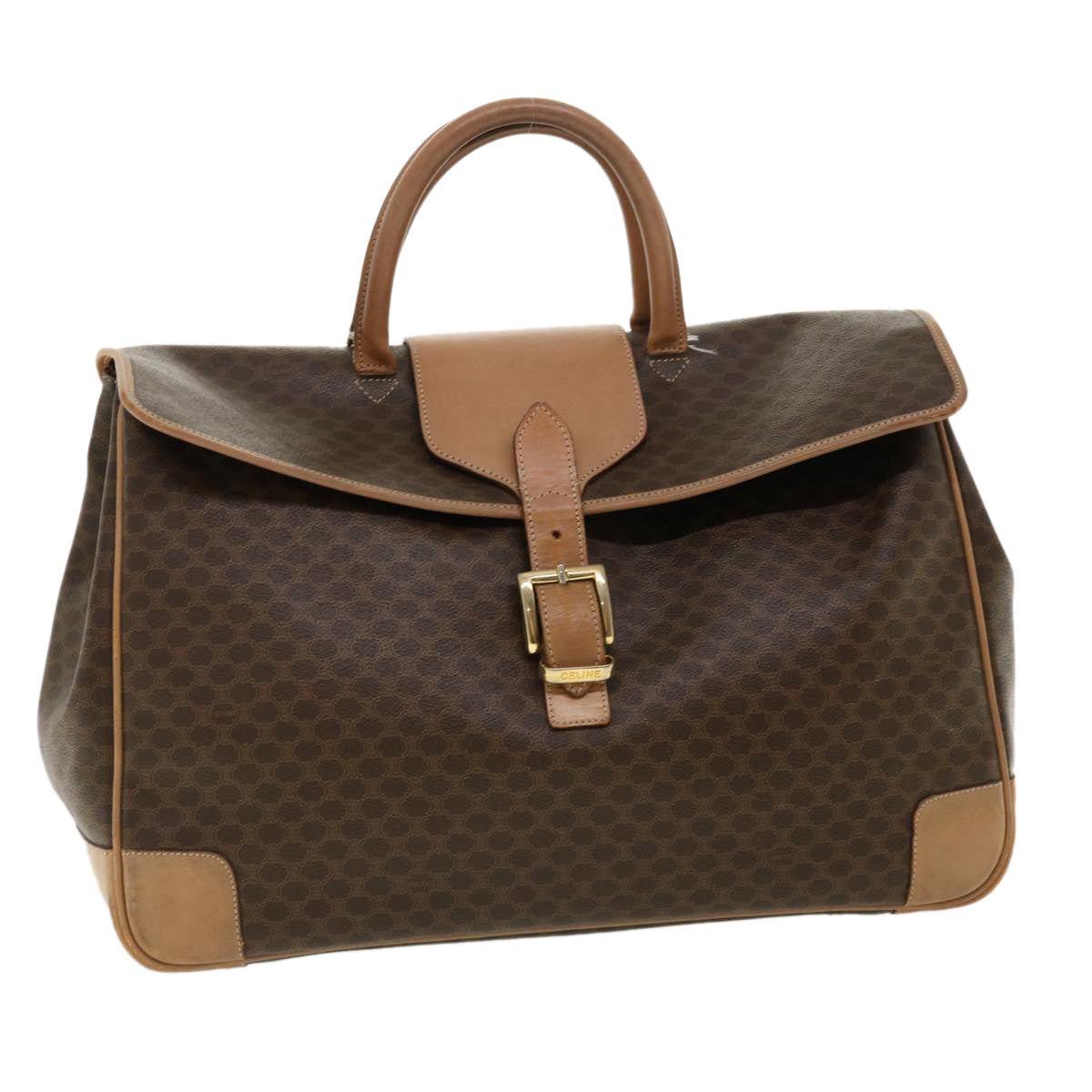 Luxury Macadam Hand Bag Ki Canvas Brown Travel Bag