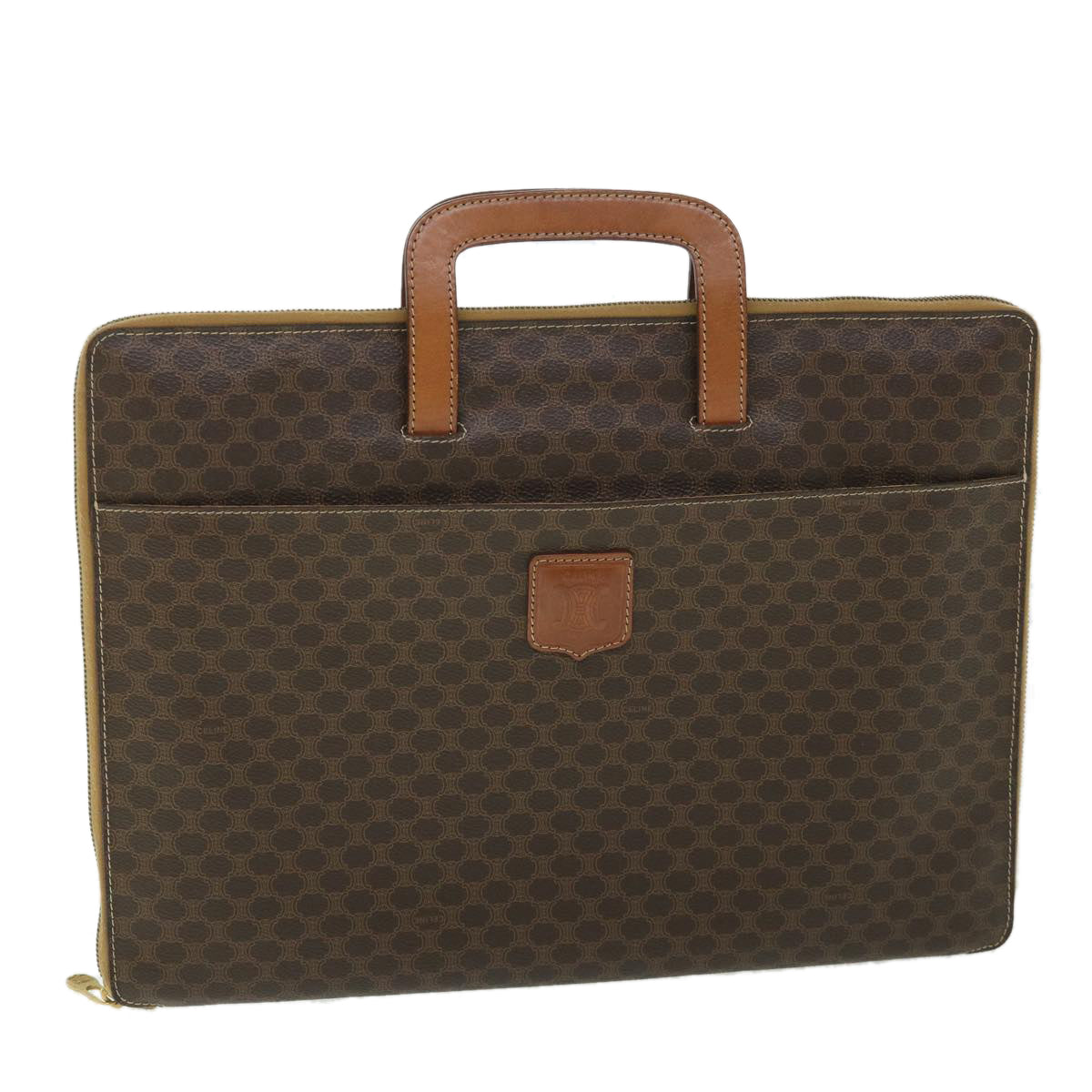 Luxury Macadam Business Bag Pvc Ki Leather Canvas Travel Bag