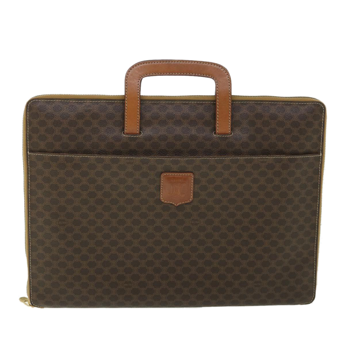Luxury Macadam Business Bag Pvc Ki Leather Canvas Travel Bag