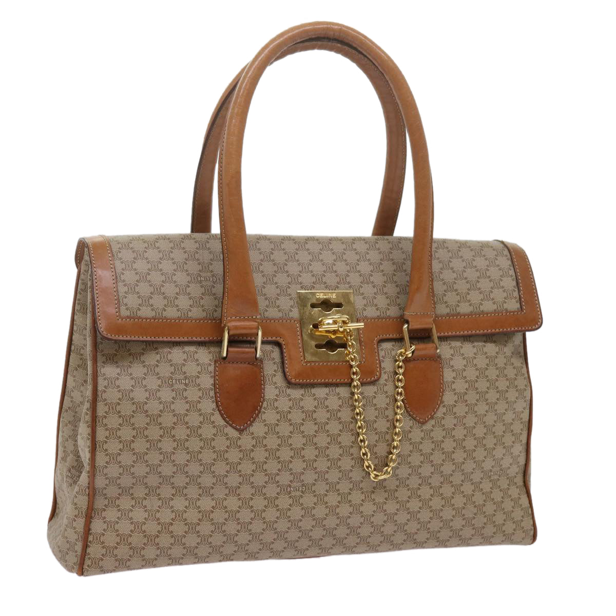 Luxury Macadam Hand Bag Ki Canvas Beige Travel Bag