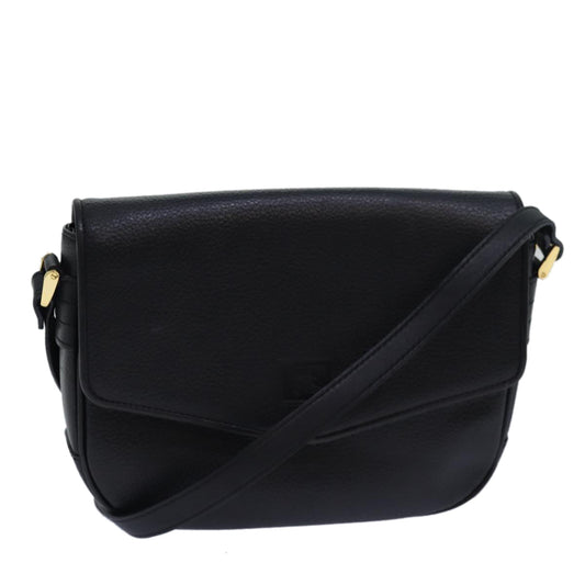 Burberry Luxury ss Shoulder Bag Auth Ki4643 Leather Black