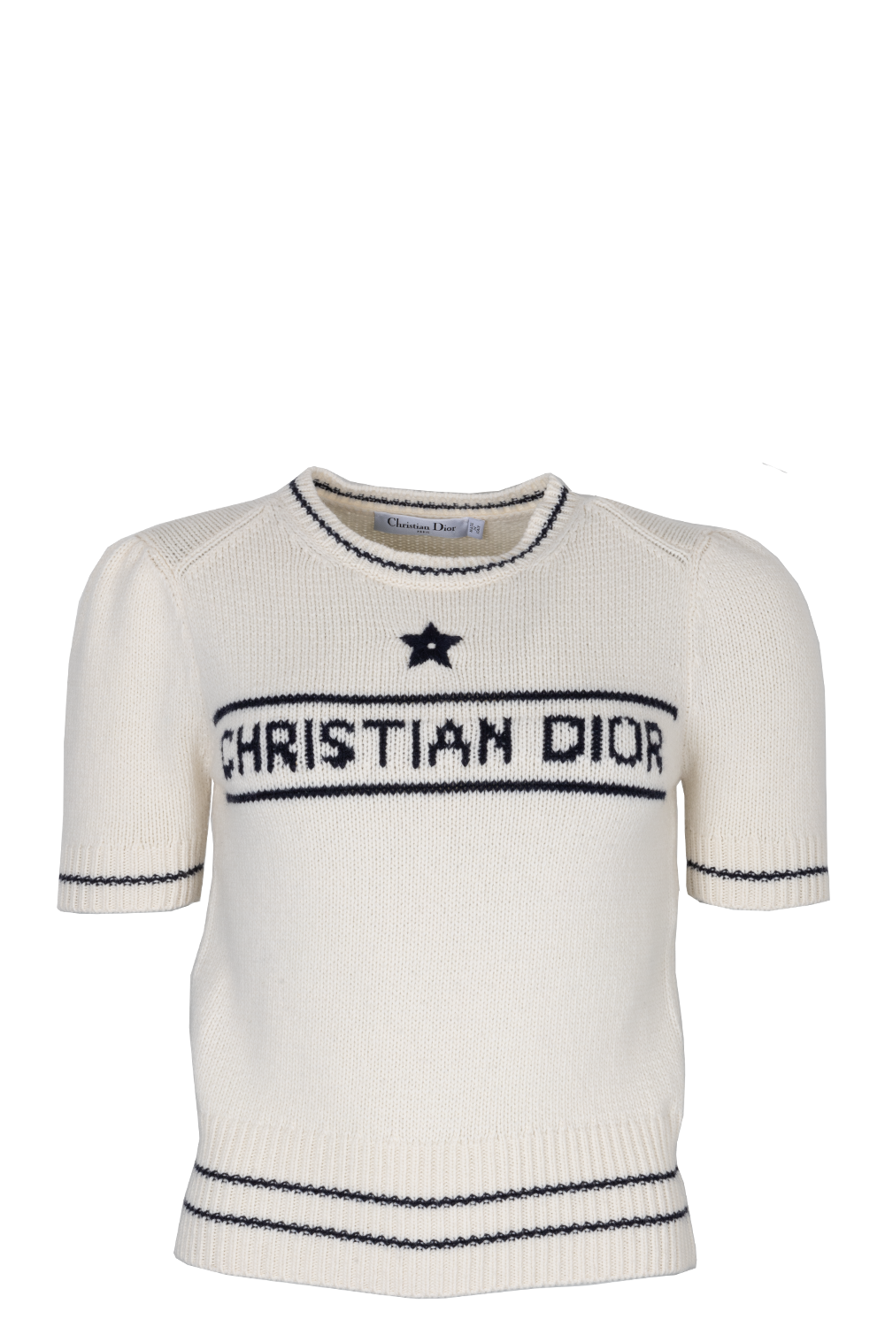 Dior Knit Top Wool Cashmere Ivory Handbag