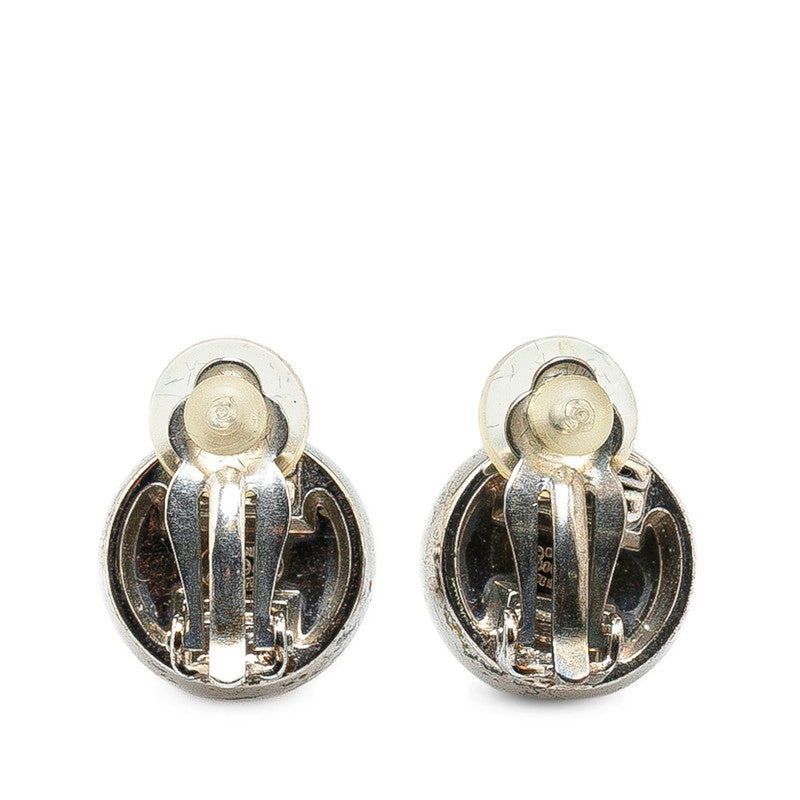 Chanel Metal Coco Mark Ball Earrings Jewelry