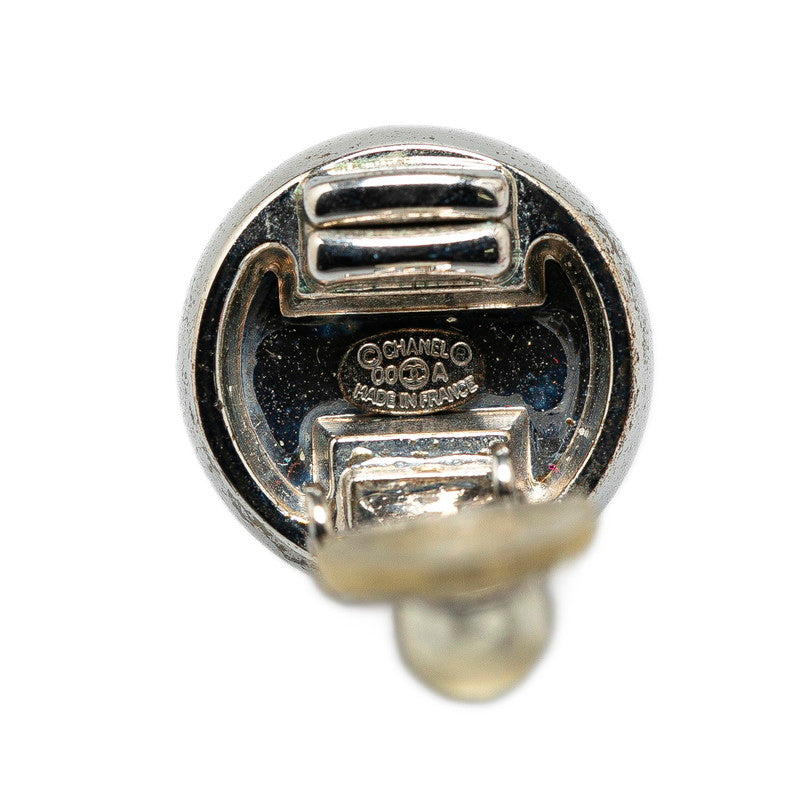 Chanel Metal Coco Mark Ball Earrings Jewelry