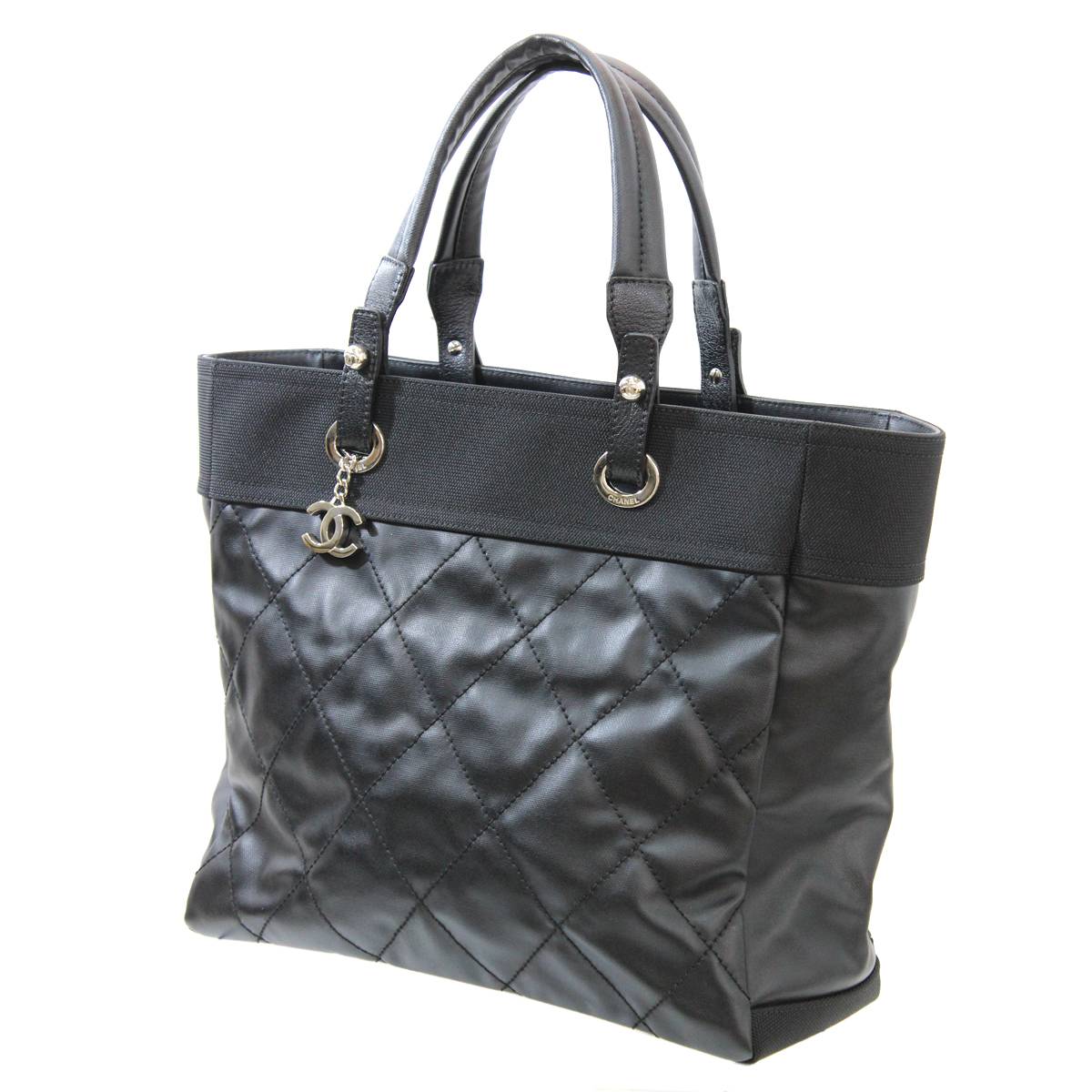 Chanel Paris Biarritz Tote Bag GM Black