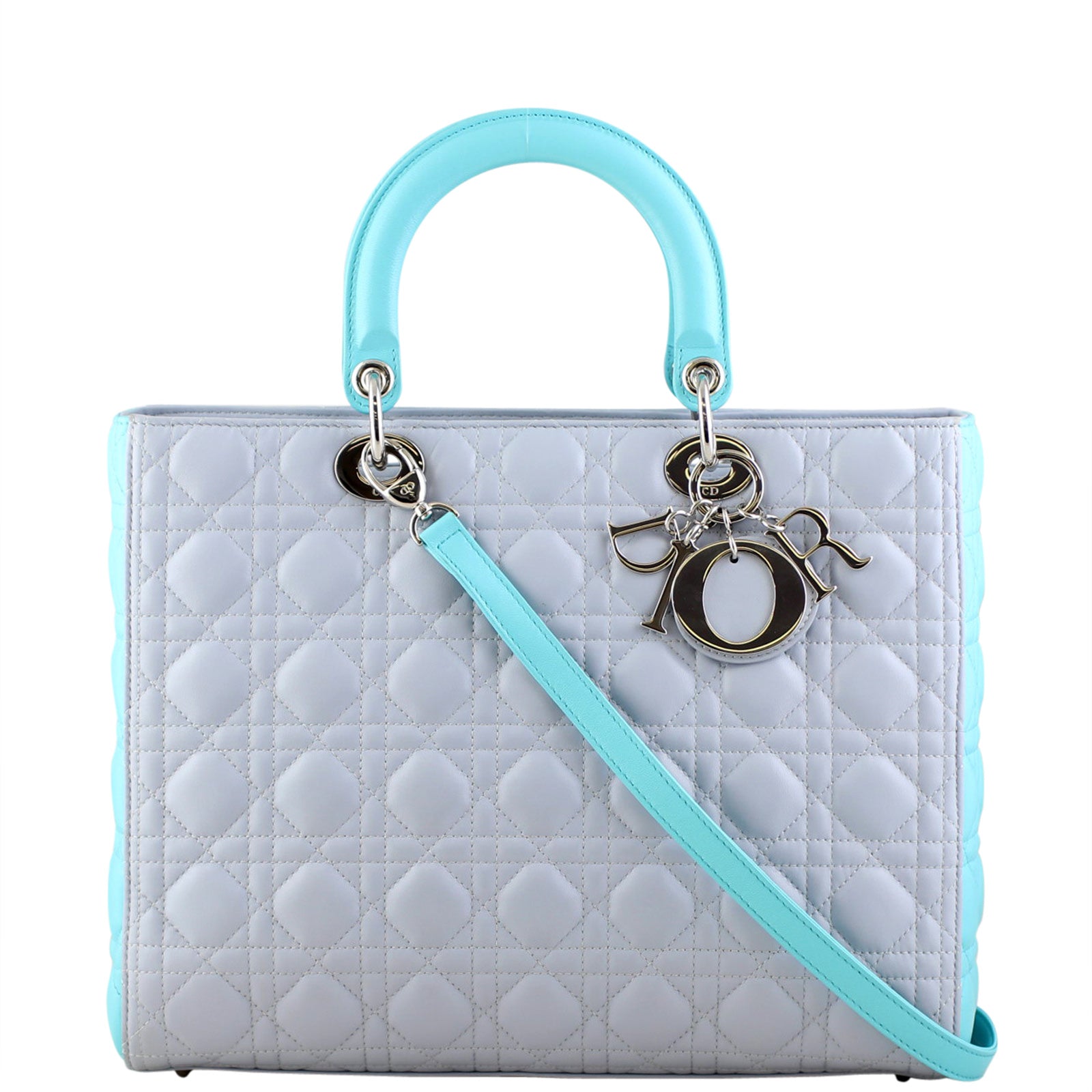 Dior Crossbody Bag Lady Bi-Colour Large Shoulder Bag