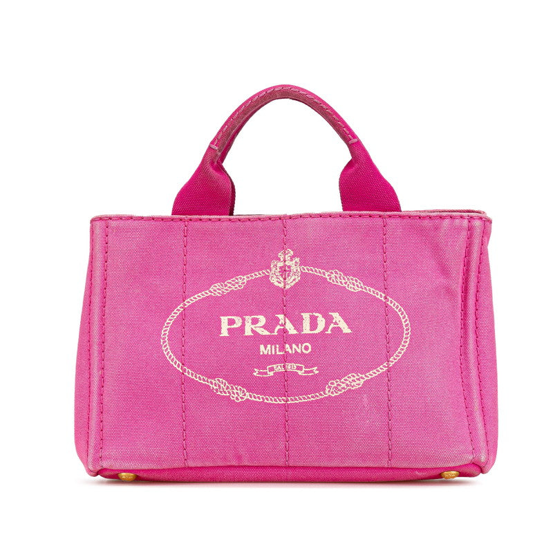 Prada Canapa Handbag Canvas Mini Travel Bag