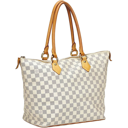 Louis Vuitton Saleya Azur MM Damier Handbag