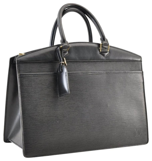 Louis Vuitton Epi Riviera Hand Bag Black Travel Bag