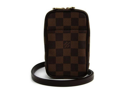 Louis Vuitton Okapi Gm Women Ebene Pouch Damier Shoulder Canvas Brown Shoulder Bag