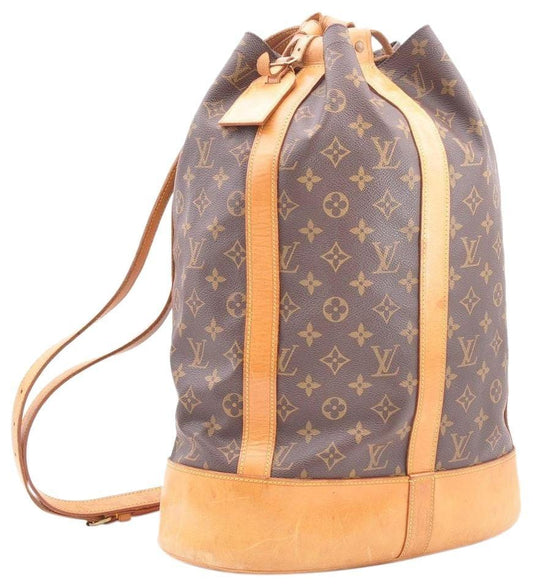 Louis Vuitton Randonnee Shoulder Bag Canvas Monogram