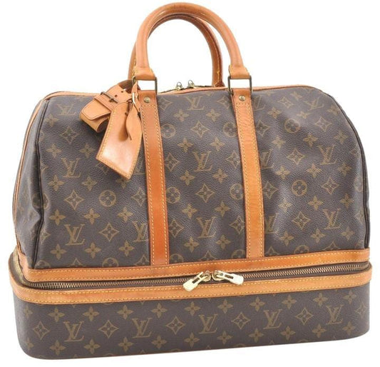 Louis Vuitton Sac Sport Travel Hand Bag Monogram Travel Bag