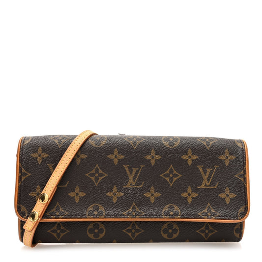 Louis Vuitton POCHETTE TWIN GM Monogram Clutch Bag Twin Gm