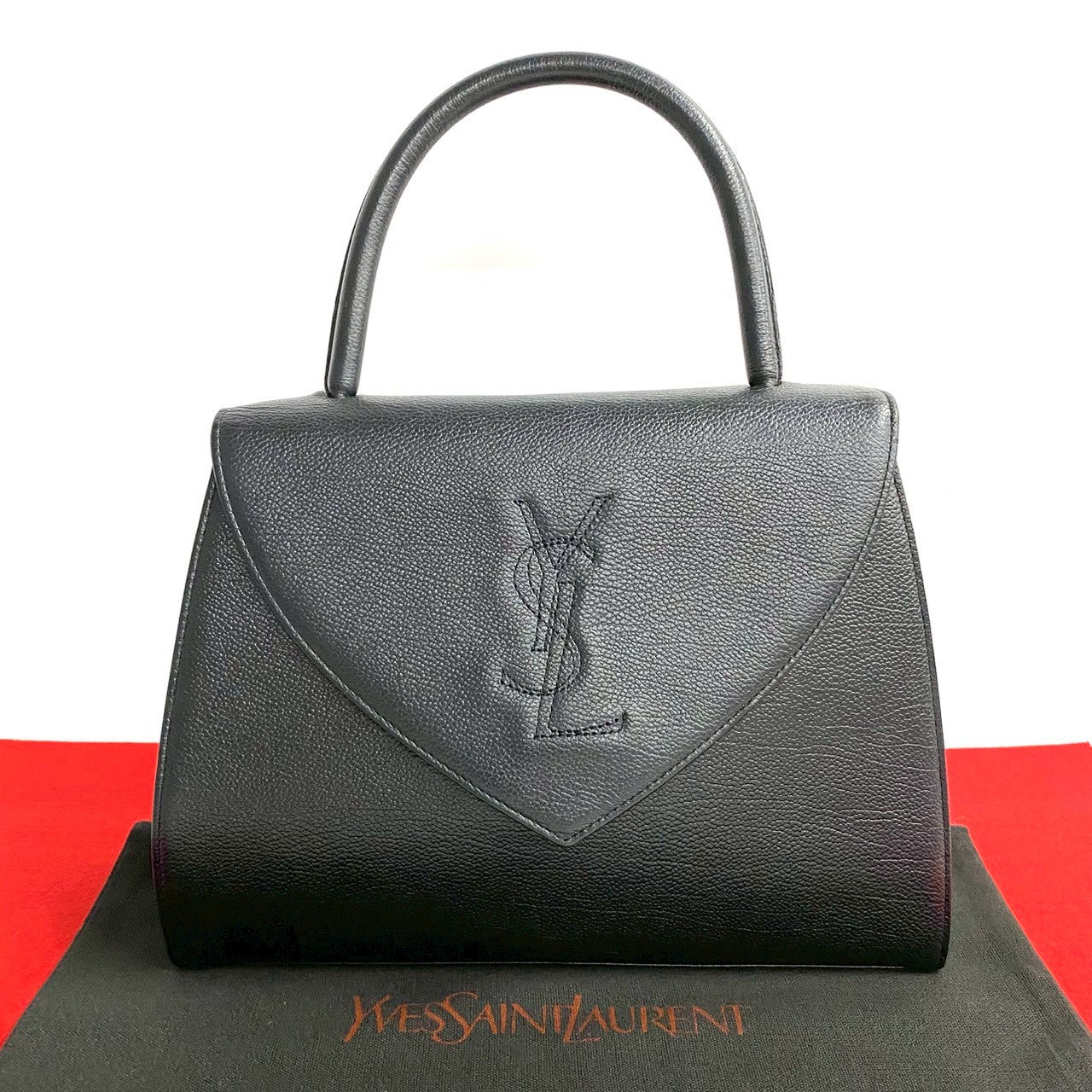 YSL Saint Laurent Yves Handbag Leather Travel Bag Leather Handbag 5