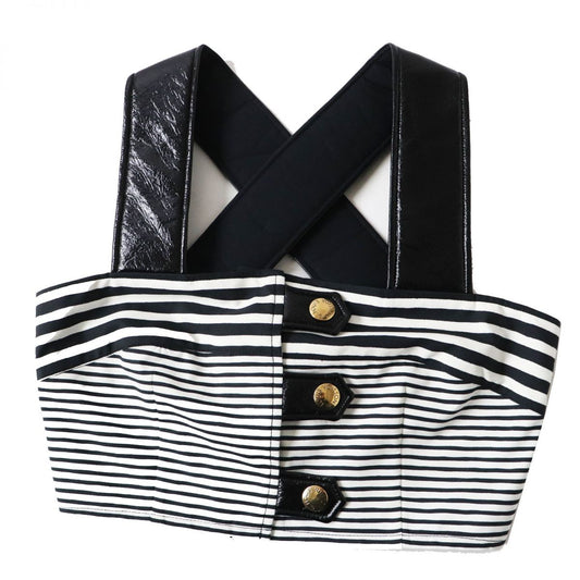 Louis Vuitton Tank top Image reference x Black White Handbag