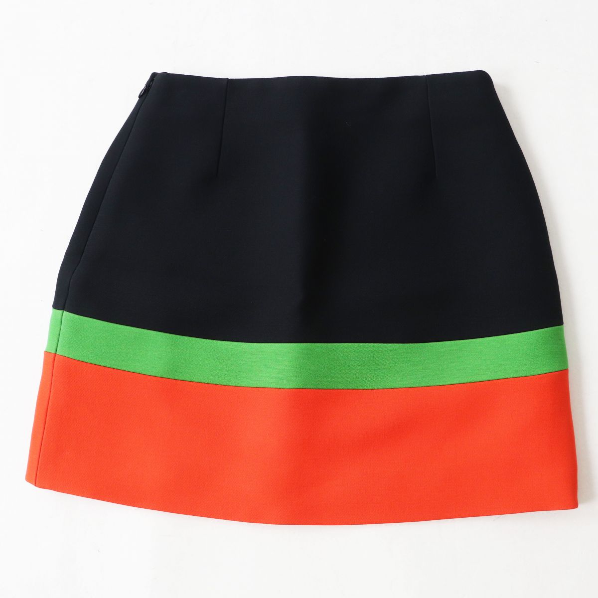 Dior Christian Skirt Outer: % Wool, Outer: % Black Green Travel Bag